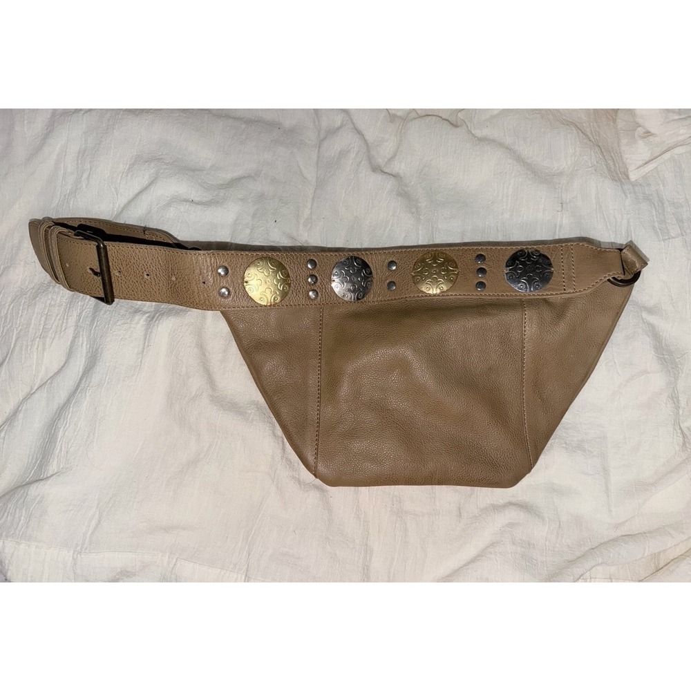 Free people Wilder Embellished Sling Bag in tan with conches